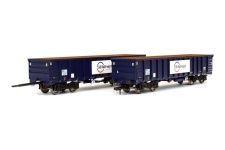 Dapol DA4F-025-014 MJA Bogie Box Wagon GB Railfreight 502009/010