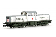 EFE Rail E84507 Class 17 Ribble Cement White & Green Front Left