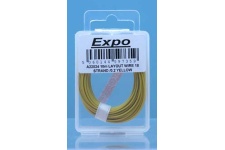 Expo Tools A22024 10 Metre Roll Of Yellow 18/0.1mm Cable