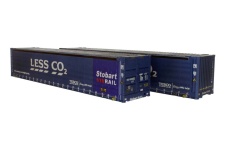 gaugemaster-da2f-028-022-45ft-high-cube-tesco-twin-pack-weathered-containers-n-gauge