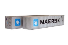 gaugemaster-da4f-028-109-40ft-containers-maersk-weathered-twin-pack