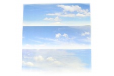 Gaugemaster GM705 Cloudy Sky Large Photo Backscene (2744mm By 304mm)