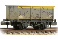 Graham Farish 377-281 BR 27T Steel Tippler Wagon BR Engineers Grey & Yellow