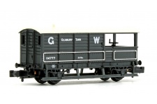 Graham Farish 377-375D 20 Ton Toad Brake Van GWR Grey Front Left