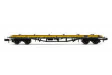 Graham Farish 377-603A 80 Tonne GLW BDA Bogie Bolster Wagon Departmental Yellow With Load