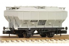 Graham Farish 377-766 Covered Hopper Wagon BR Light Grey 'Soda Ash'