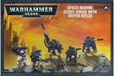 Warhammer 48-29 Space Marine Scouts with Sniper Rifles