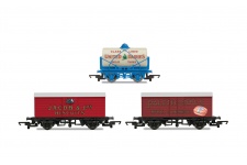Hornby R6991 'Retro' Wagons Three Pack United Dairies Tanker Jacob's Biscuits Palethorpes