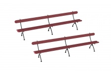 Hornby R8674 OO Scale Benches (Pack of 2)