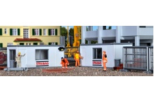 Kibri 38626 Office Container STRABAG With LED Lighting OO/HO Scale Plastic Kit