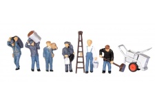 Bachmann Scenecraft 379-329 N Gauge Figures - 1960/70s Tradesmen  (Pack of 6) )