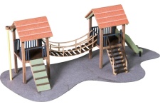 Noch 14367 Adventure Playground HO / OO Scale Card Kit