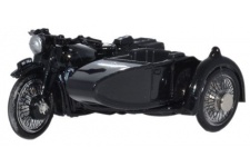 oxford-diecast-76bsa006-motorbike-and-sidecar-police