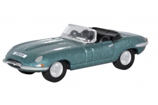 Oxford Diecast 76ETYP014 Jaguar E Type Silver Blue