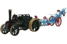 Oxford Diecast 76FBB005 Ploughing Engine 15334 Lady Caroline and Plough