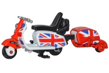 Oxford Diecast 76SC002 Scooter & Trailer Union Flag
