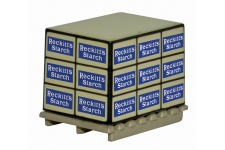 Oxford Diecast OD76ACC007 #D# Pallet Loads Reckitts Starch (4)