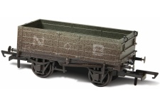 Oxford Rail OR76MW4001W Weathered North British 4 Plank Mineral Wagon