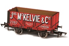 Oxford Rail OR76MW7026 7 Plank Wagon Jas McKelvie London No. 2082