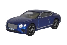 Oxford Diecast 76BCGT001 Bentley Continental GT Peacock Blue