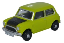 Oxford Diecast 76MN005S Classic Mini Lime Green