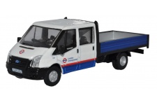 Oxford Diecast 76TPU003 Ford Transit Dropside London Underground