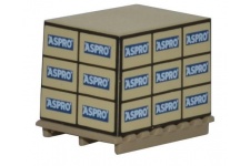 Oxford Diecast 76ACC001 4 pack pallet loads Aspro