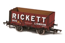 Oxford Rail OR76MW7022 7 Plank Wagon Rickett