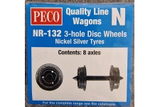 peco-nr-132-3-hole-disc-wheels-nickel-silver-tyres