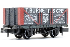 Peco NR-P432 7 Plank Wagon T. Burnett & Co Ltd