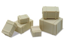 Peco LK-24 Lineside Kits Packing Cases OO Gauge Plastic Kit
