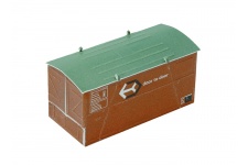 Peco R-66BR BR Bauxite Container OO Gauge Card Kit