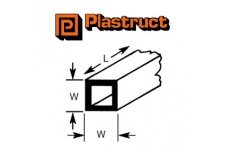 Plastruct 90204 (ST-10P) Square Tube 8mm