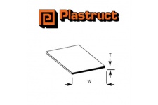 Plastruct PLS90641 STS-2P Strips 31.8mm By 0.5mm