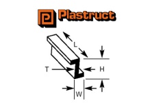 Plastruct 90591 (ZFS-2P) Z Section 1.6mm x 1.0mm x 250mm