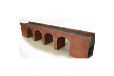 Metcalfe PO240 Double Track Red Brick Viaduct Card Kit
