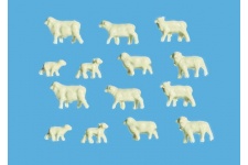 Modelscene 5177 N Gauge Sheep and Lambs Set