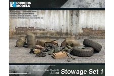 Rubicon Models 280033 - Allied Stowage Set 1 1:56 Scale Plastic Kit