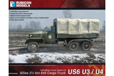 Rubicon Models 280035 Allies US6 U3/U4 2½ ton 6x6 Truck 1:56 Scale Plastic Kit