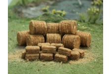 Tasma 00378 Straw Bales - 10 round and 20 rectangular