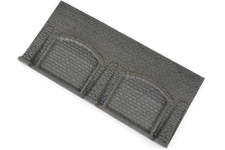 Gaugemaster GM32 Grey Stone Wall with Buttresses & Arches