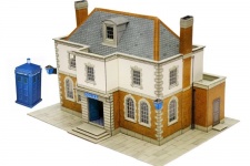 SuperQuick B25 Police Station / Public Library OO Gauge Card Kit