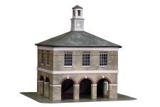 SuperQuick SQB35 Market Square House OO Scale Card Kit
