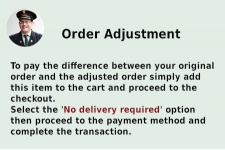 order adjustment