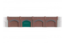 Wills Kits SS52 Brick Retaining Arches OO Gauge Plastic Kit
