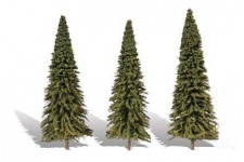 Woodland Scenics TR3573 6″-7″ Classic Forever Green Trees (Pack of 3)