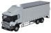 Oxford Diecast 76S9400 Scania 6 Wheel Curtainside Lorry White