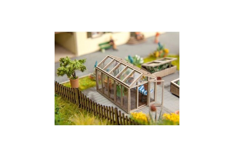 Noch 14357 Greenhouse Laser Cut Minis Kit Example Layout