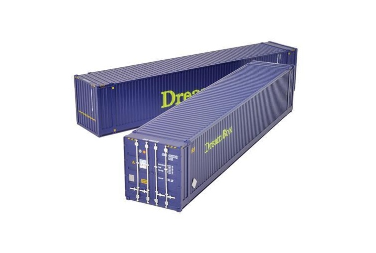 Bachmann Branchline 36-102 45ft Shipping Containers 'Dream Box' (Pack Of 2)