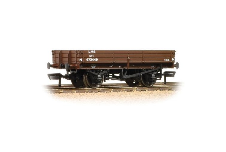 Bachmann Branchline 37-932 3 Plank Wagon LMS Bauxite